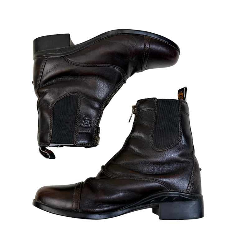 Ariat Heritage IV Zip Paddock Boots in Mahogany