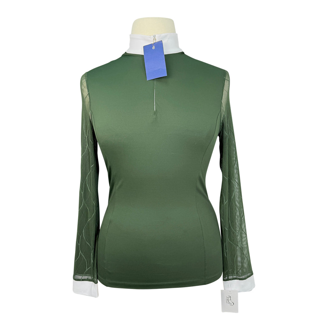 Equisite Elements of Style 'Ophelia' Show Shirt in Forest