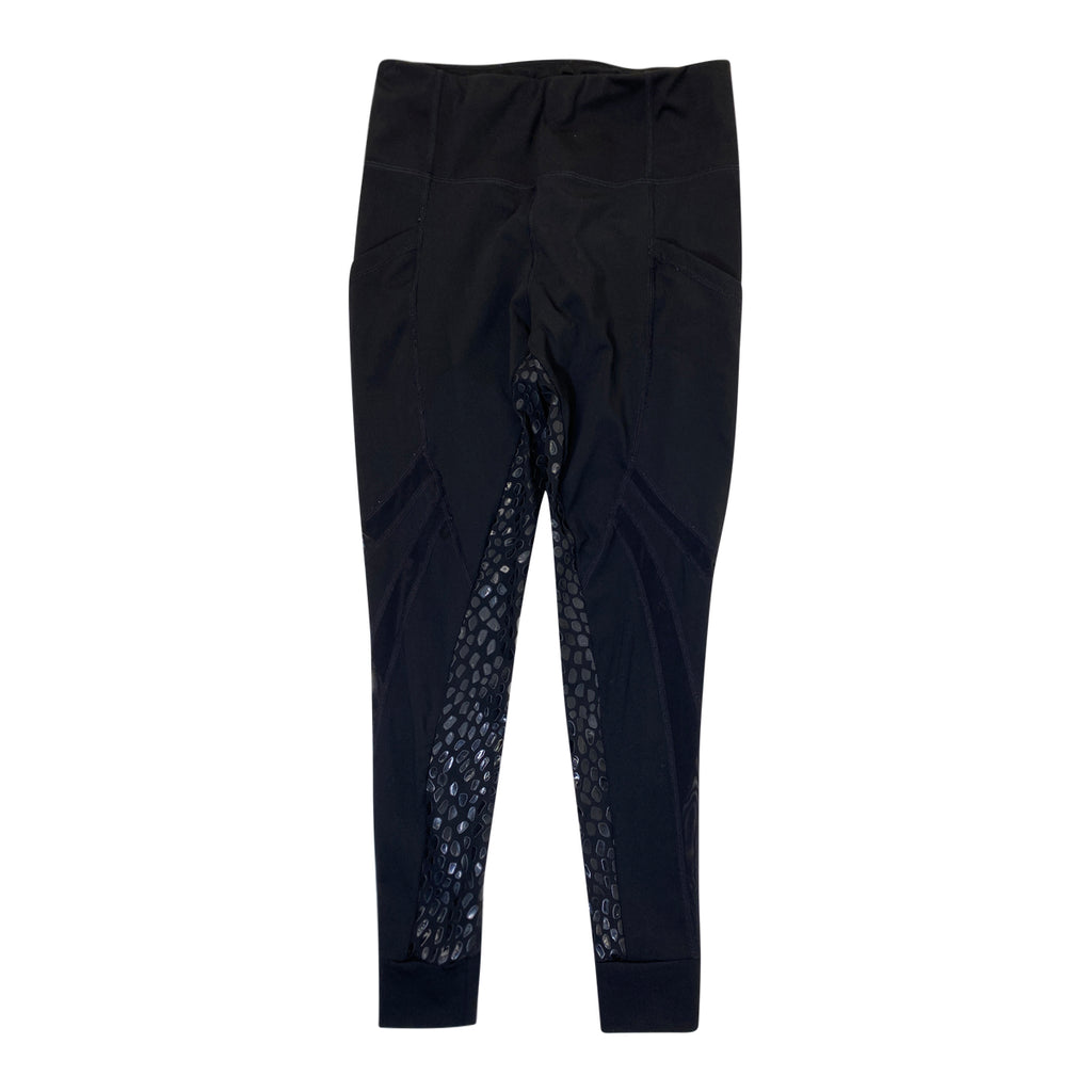 Sync Equestrian 'Venom' Full Seat Tights in Black 