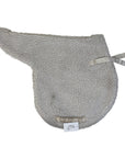 Fleece Saddle Pad in White - 16"