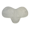 Fleece Saddle Pad in White - 16"