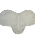 Fleece Saddle Pad in White - 16"