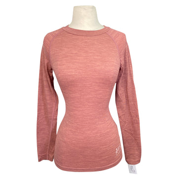 B Vertigo 'Roxie' Woolmix Shirt in Dusty Rose