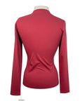 Samshield 'Axella' Long Sleeve T-Shirt in Deep Wine