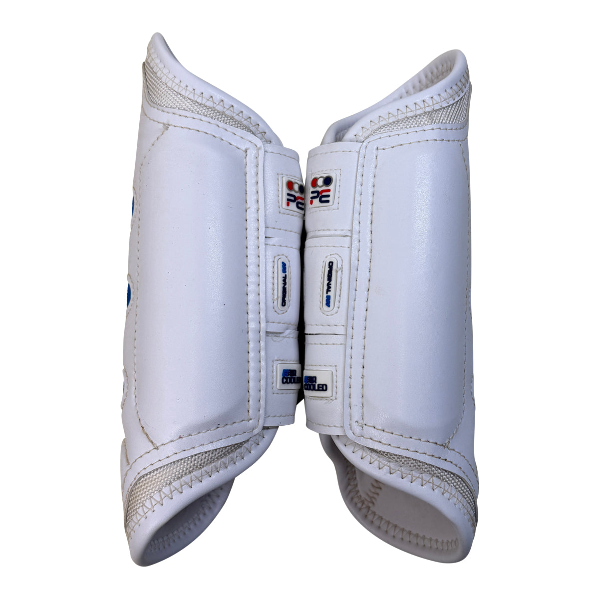 Premier Equine Carbon Tech Air Cooled Eventing Hind Boots in White
