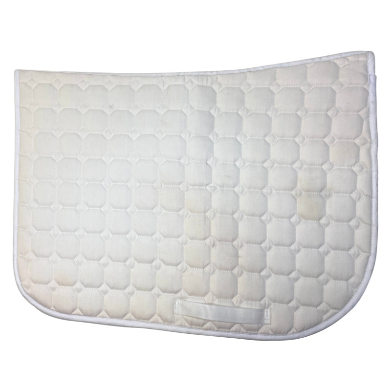Quilted Saddle Pad in Ivory