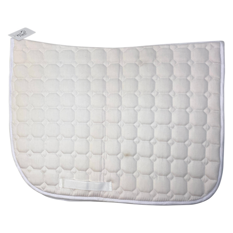 Quilted Saddle Pad in Ivory