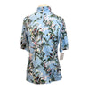 Kastel Signature Short Sleeve Shirt in Light Blue Botanical 