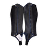 Leather Half Chaps in Black/Navy