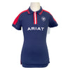 Ariat Team Polo in Navy/White/Red - Children's Large