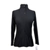 Equestrian Club 'Lenna' Long Sleeve Training Shirt in Black - Women's Medium