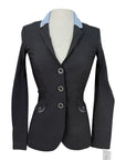 Horse Pilot 'Hunt' Show Jacket in Black/Blue