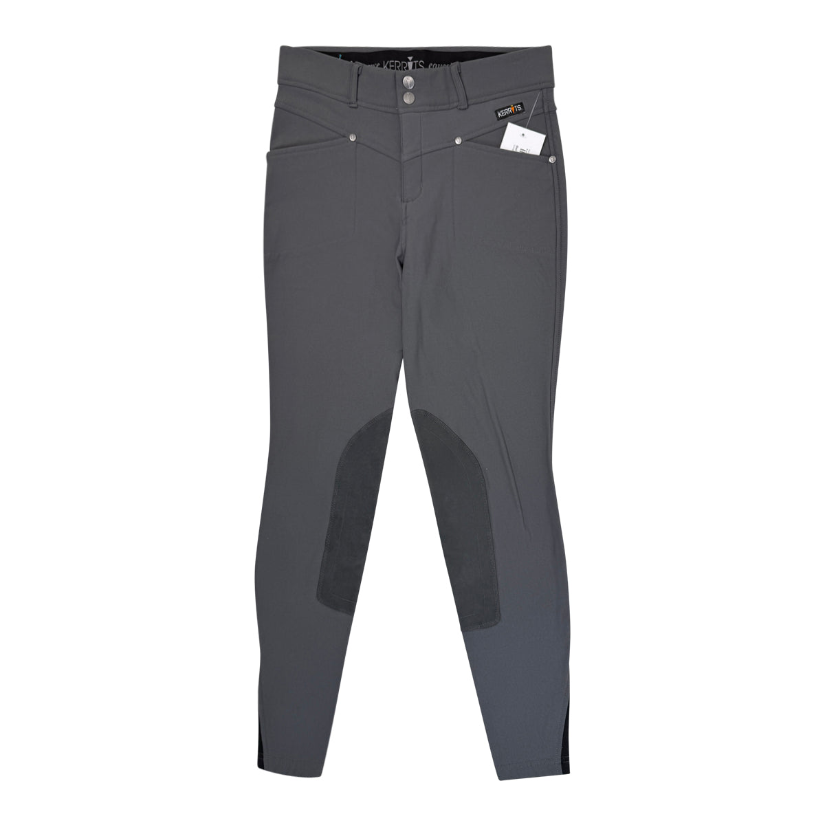 Kerrits 'Crossover' Knee Patch Breeches in Grey