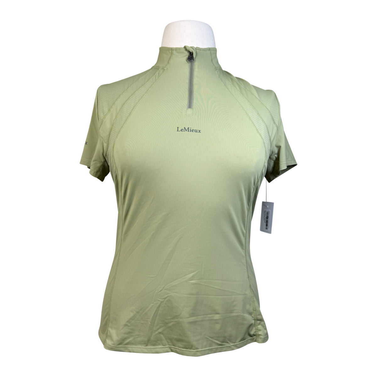 LeMieux 1/4 Zip Base Layer in Thyme