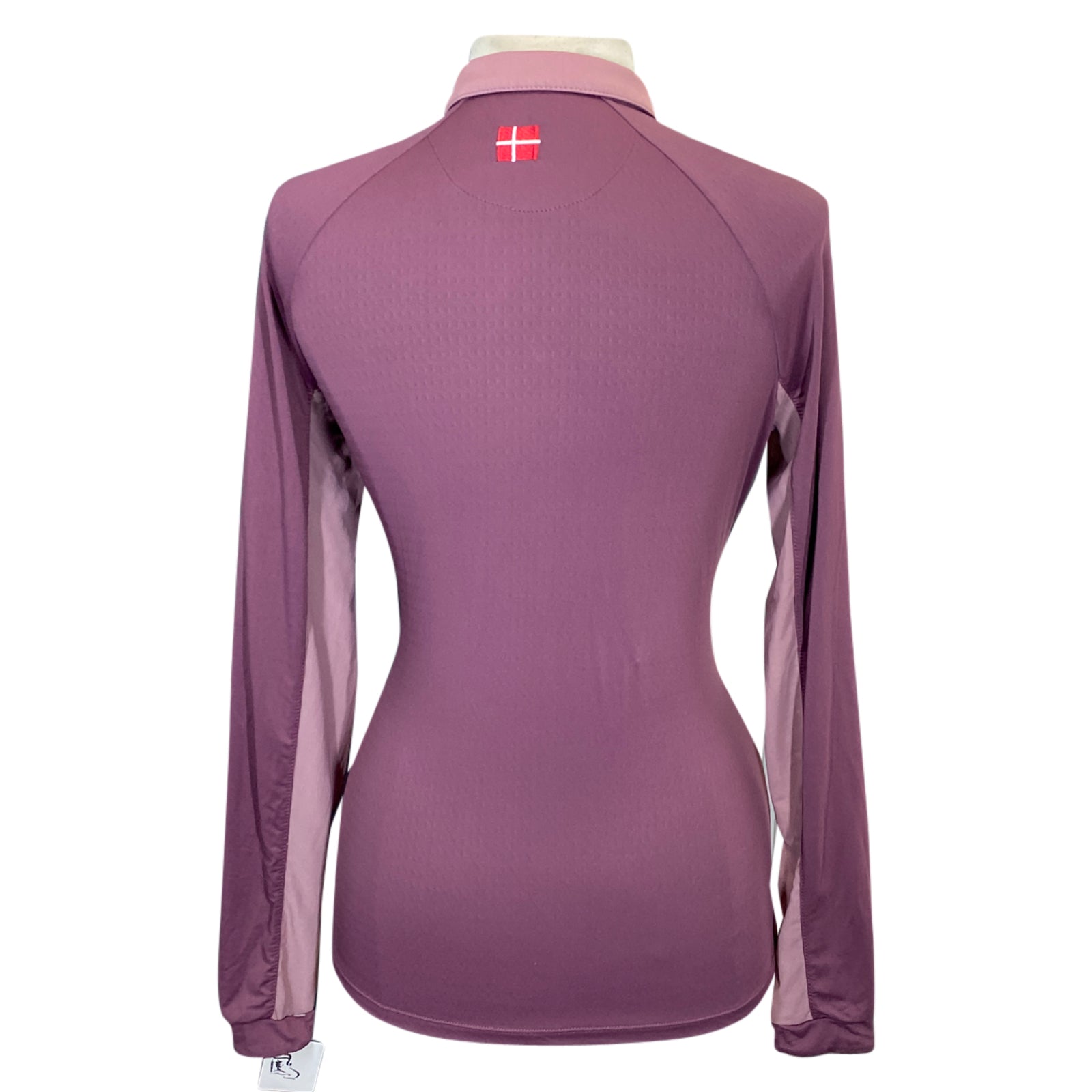Kastel UPF Long Sleeve Shirred Shoulder Shirt in Deep Dusty Rose - Women's Small