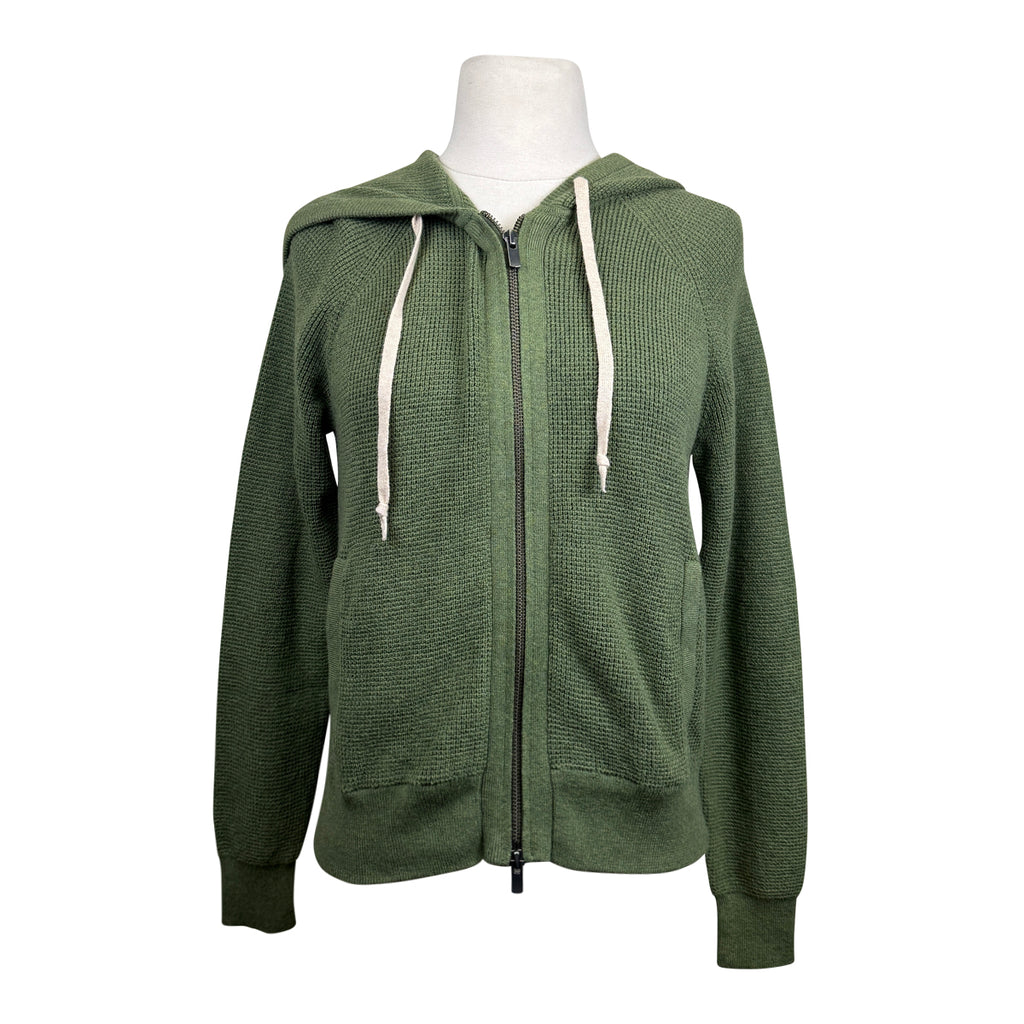 Essex Classics 'Lexi' Zip Hoodie in Forest Green