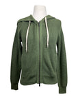 Essex Classics 'Lexi' Zip Hoodie in Forest Green