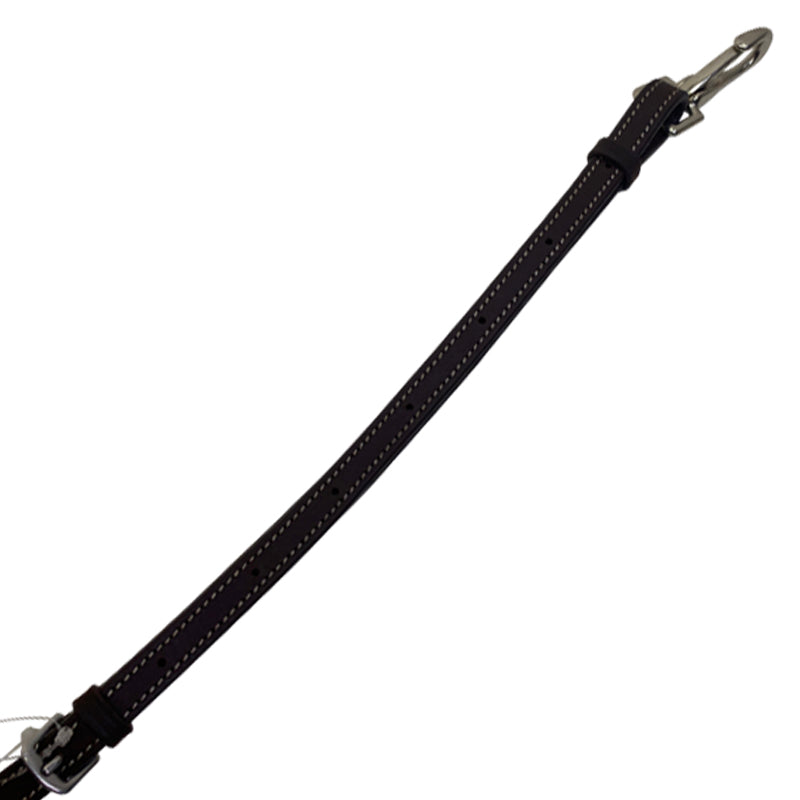 Fancy Stitched Standing Martingale in Brown 