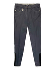 Pikeur 'Paulina' Knee Patch Breeches in Charcoa