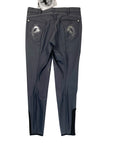 Pikeur 'Paulina' Knee Patch Breeches in Charcoa