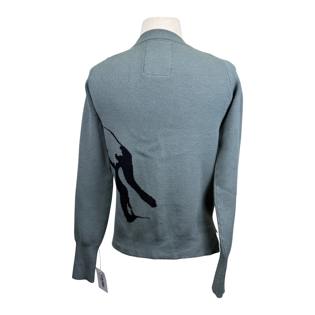 70 Degrees Salta Sparkle sweater in Olive/Black Metalic