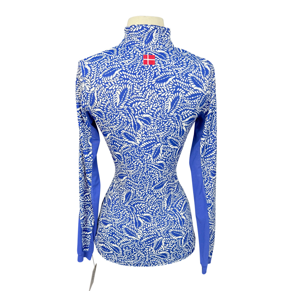 Kastel Long Sleeve Sunshirt in Blue Leaf Paisley