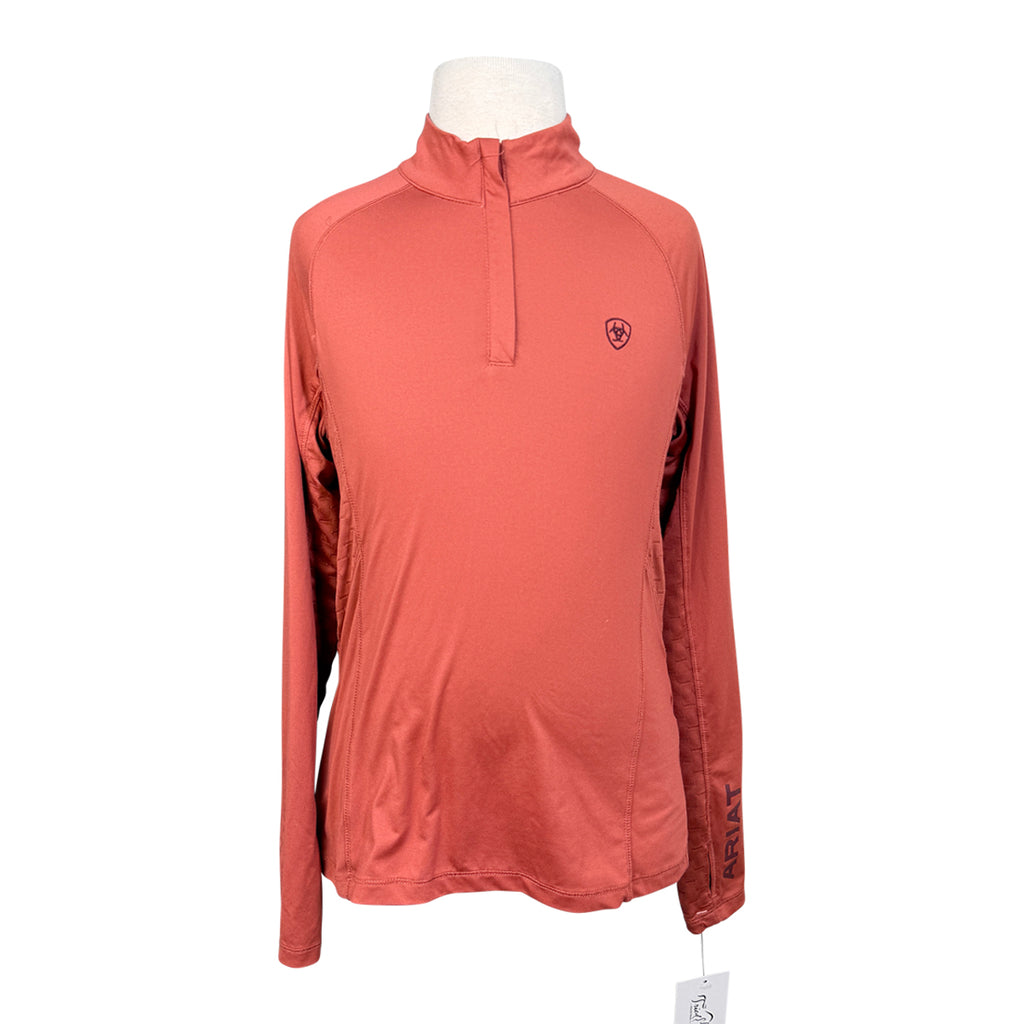 Ariat 'Sunstopper 2.0' Kids Baselayer in Salmon