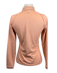 Harcour Long Sleeve Polo in Peach