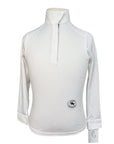 Essex Classics Talent Yarn Kids Long Sleeve Show Shirt in White/Flowers & Bees