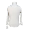 Essex Classics Talent Yarn Kids Long Sleeve Show Shirt in White/Flowers & Bees