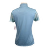 Kastel Galloon Lace Short Sleeve Shirt in Teal