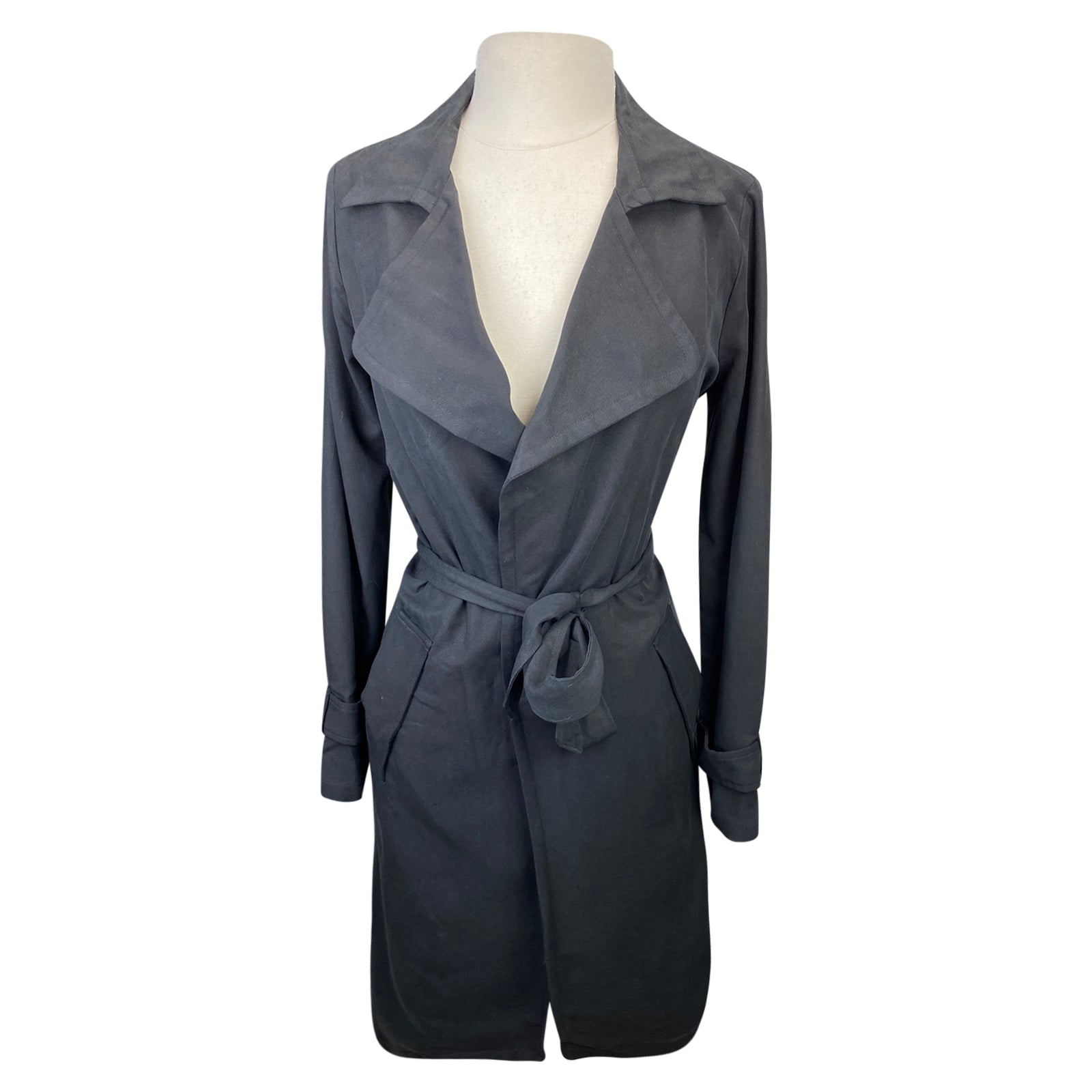 Two Bits Equestrian 'The Trench Coat' in Black - Women's Small