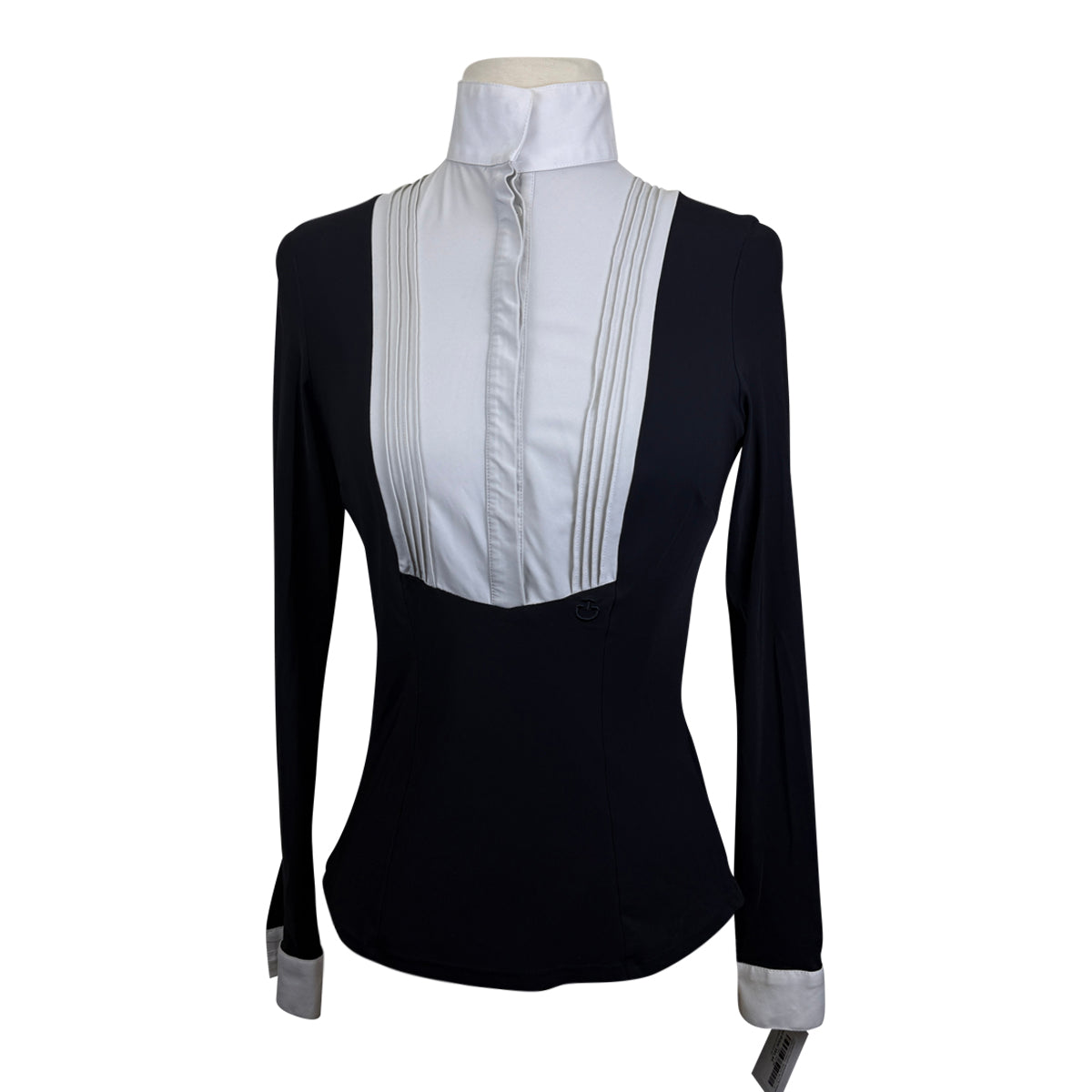 Cavalleria Toscana 'American' Long Sleeve Show Shirt in Black