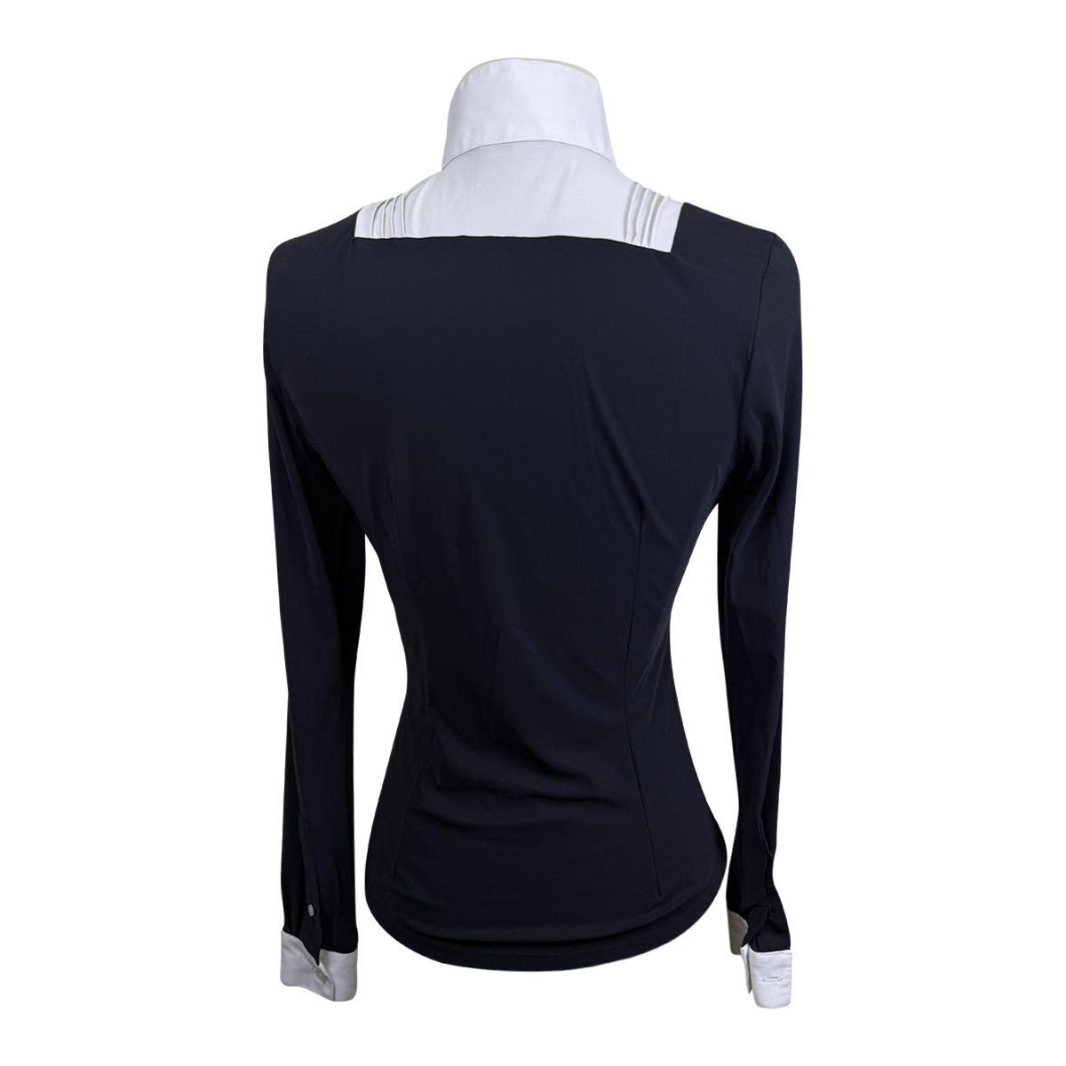 Cavalleria Toscana 'American' Long Sleeve Show Shirt in Black