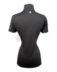 Noel Asmar 1/4 Zip Up Shirt in Black
