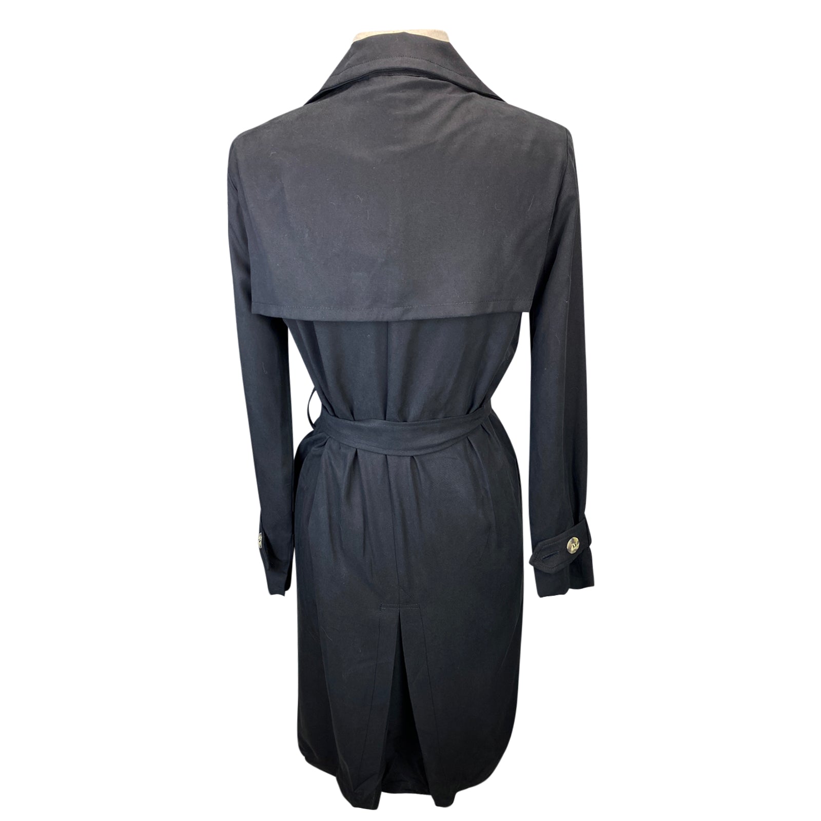 Two Bits Equestrian 'The Trench Coat' in Black - Women's Small