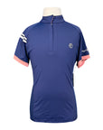 Kathryn Lily 'ProAir2' Training Polo in Navy/Rose