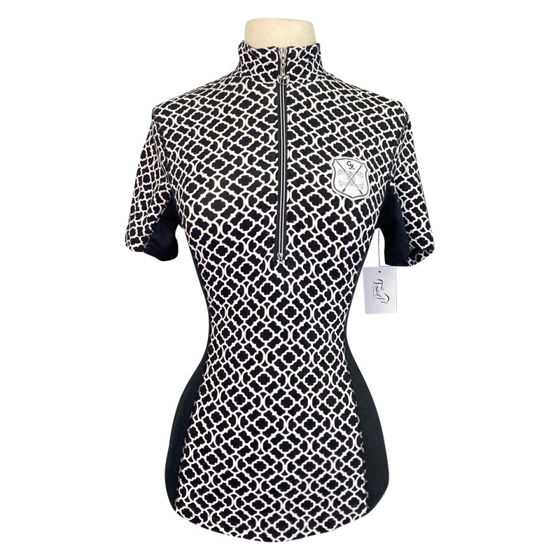 Goode Rider Ideal Shirt in Black/White Mosaic