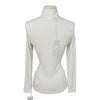 Cavalleria Toscana L/S Tech Wool Half Zip Turtleneck  in Beige