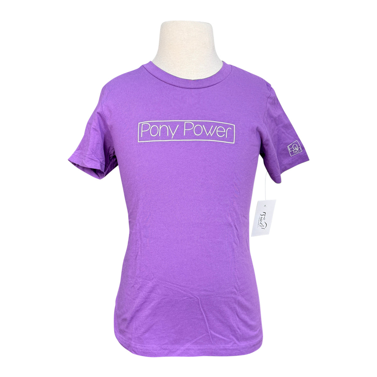 Equine & Design 'Pony Power' Youth T-Shirt in Purple