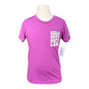 Equine & Design 'Heels Down More Leg' Youth T-Shirt in Magenta 