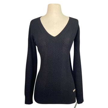 Asmar Equestrian Boyfriend Sweater in Black