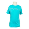 Equine & Design 'just jump it' Youth T-Shirt in Caribbean Blue
