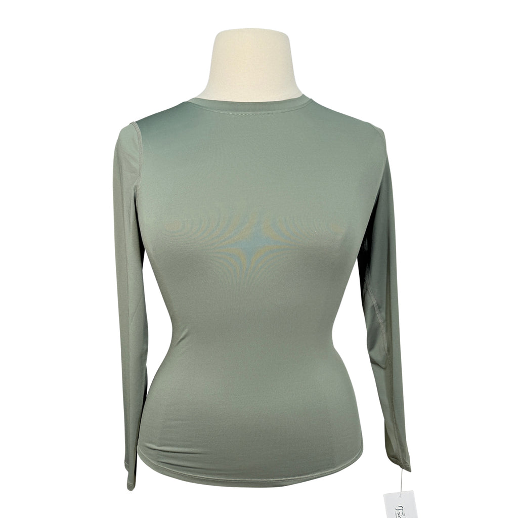 Equisite 'Maeve' Long Sleeve Shirt in Sage