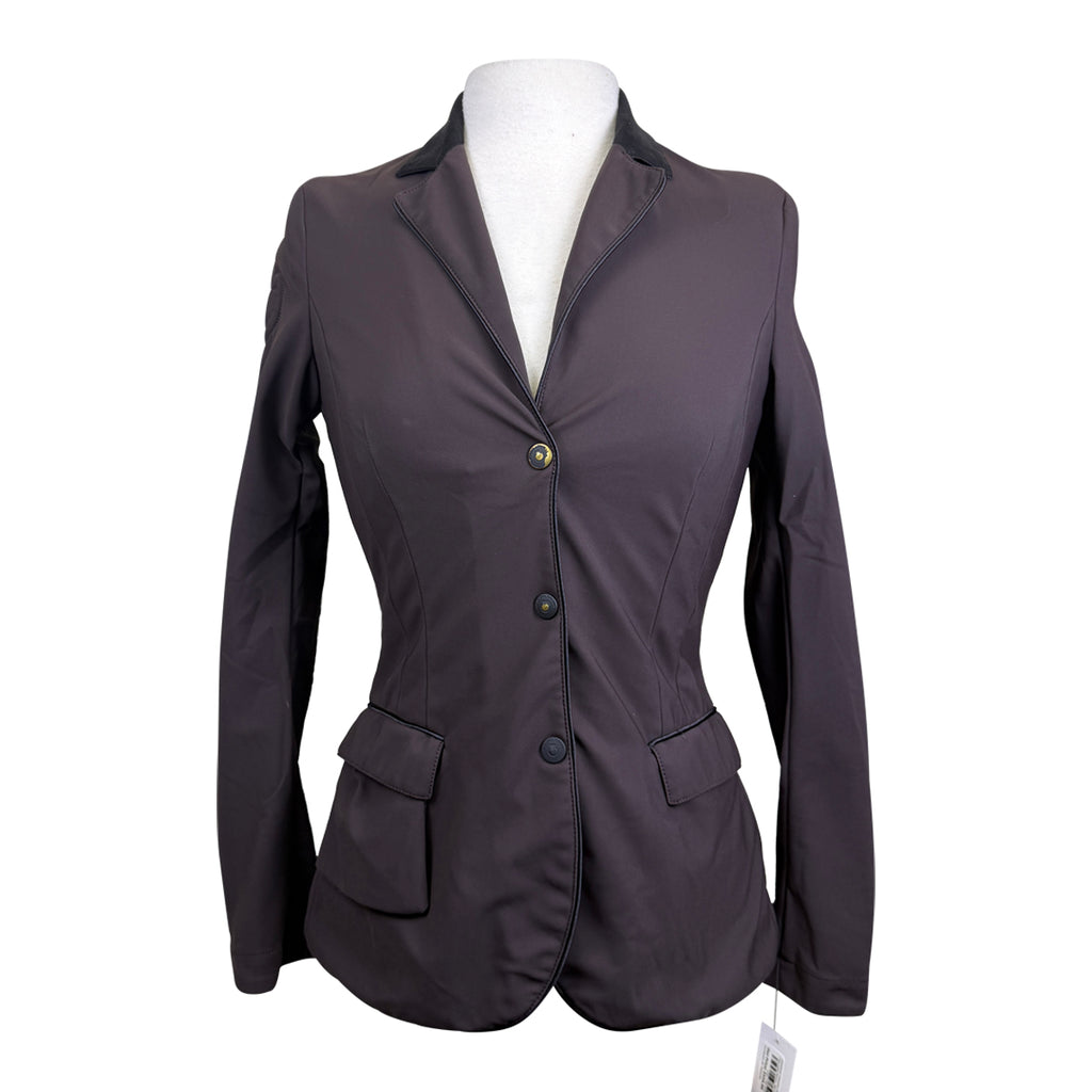 Cavalleria Toscana Zip Show Jacket in Chocolate Raisin