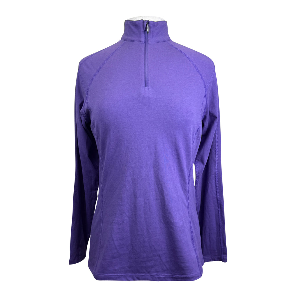 Riding Sport by Dover Saddlery 1/4 Zip Shirt in Royal Purple