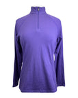 Riding Sport by Dover Saddlery 1/4 Zip Shirt in Royal Purple