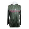 Espoir Lumiere Crewneck Long Sleeve in Green/Blanketed Horse