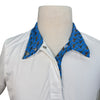 Essex Classics 'Talent Yarn' Short Sleeve Show Shirt in White/Bits & Horses