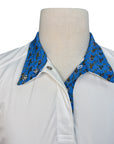 Essex Classics 'Talent Yarn' Short Sleeve Show Shirt in White/Bits & Horses